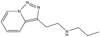 propyl(2-{[1,2,4]triazolo[3,4-a]pyridin-3-yl}ethyl)amine Struktur