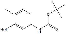 tert-butyl 3-amino-4-methylphenylcarbamate Struktur