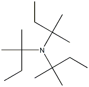 tris(2-methylbutan-2-yl)amine Struktur