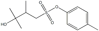 3-Hydroxy-2,3-dimethyl-butane-1-sulfonic acid p-tolyl ester Struktur