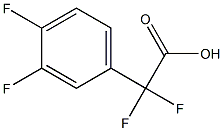 (3,4-Difluorophenyl)-difluoroacetic acid Struktur