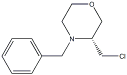 (R)-4-Benzyl-3-chloromethyl-morpholine Struktur