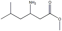 Hexanoic  acid,  3-amino-5-methyl-,  methyl  ester Struktur