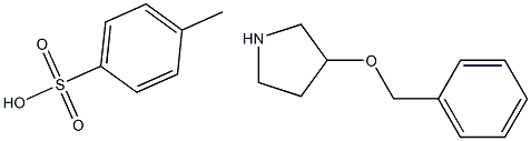 3-BENZYLOXY-PYRROLIDINE TOLUENE-4-SULFONIC ACID Struktur