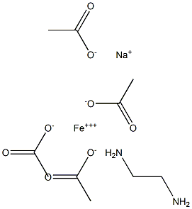 ETHYLENEDIAMINE TETRACETIC ACID FERRIC MONOSODIUM SALT extrapure Struktur