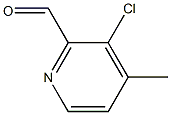 3-Chloro-2-formyl-4-methylpyridine Struktur