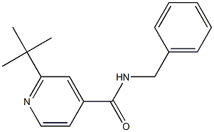 N-benzyl-2-tert-butylisonicotinamide Struktur