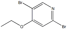 2,5-dibromopyridin-4-yl ethyl ether Struktur