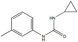 N-cyclopropyl-N'-(3-methylphenyl)urea Struktur