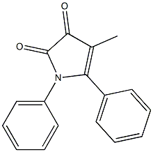 4-methyl-1,5-diphenyl-1H-pyrrole-2,3-dione Struktur