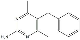 5-benzyl-4,6-dimethyl-2-pyrimidinylamine Struktur