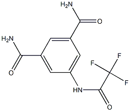 5-[(trifluoroacetyl)amino]isophthalamide Struktur