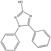 1,5-diphenyl-1H-1,2,4-triazol-3-ol Struktur