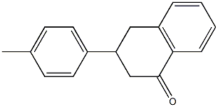 3-(4-methylphenyl)-3,4-dihydro-1(2H)-naphthalenone Struktur