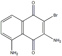 3,5-diamino-2-bromonaphthoquinone Struktur