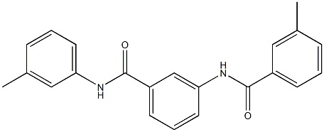 3-[(3-methylbenzoyl)amino]-N-(3-methylphenyl)benzamide Struktur