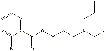 3-(dipropylamino)propyl 2-bromobenzoate Struktur