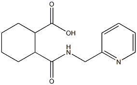 2-{[(2-pyridinylmethyl)amino]carbonyl}cyclohexanecarboxylic acid Struktur