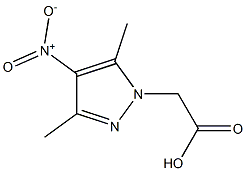 {4-nitro-3,5-dimethyl-1H-pyrazol-1-yl}acetic acid Struktur