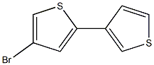 4-bromo-2,3'-bithiophene Struktur