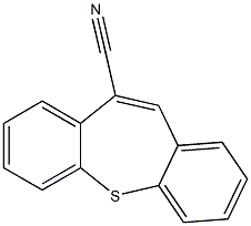 dibenzo[b,f]thiepine-10-carbonitrile Struktur