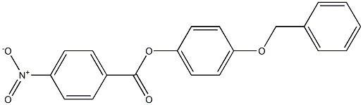 4-(benzyloxy)phenyl 4-nitrobenzoate Struktur