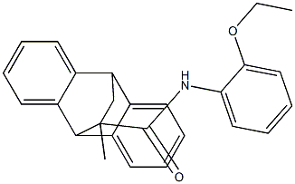 N-(2-ethoxyphenyl)-15-methyltetracyclo[6.6.2.0~2,7~.0~9,14~]hexadeca-2,4,6,9,11,13-hexaene-15-carboxamide Struktur