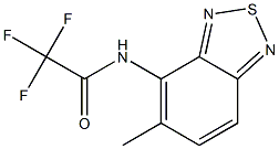 2,2,2-trifluoro-N-(5-methyl-2,1,3-benzothiadiazol-4-yl)acetamide Struktur