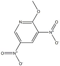 3,5-dinitro-2-methoxypyridine Struktur