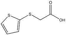 (thien-2-ylsulfanyl)acetic acid Struktur