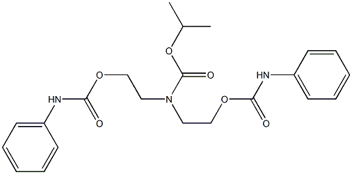 isopropyl bis{2-[(anilinocarbonyl)oxy]ethyl}carbamate Struktur