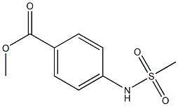 methyl 4-[(methylsulfonyl)amino]benzoate Struktur