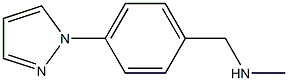 N-methyl-N-[4-(1H-pyrazol-1-yl)benzyl]amine Struktur