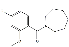 1-(2,4-dimethoxybenzoyl)azepane Struktur