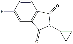 2-cyclopropyl-5-fluoro-1H-isoindole-1,3(2H)-dione Struktur