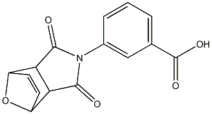 3-(3,5-dioxo-10-oxa-4-azatricyclo[5.2.1.0~2,6~]dec-8-en-4-yl)benzoic acid Struktur