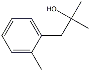 2-methyl-1-(2-methylphenyl)-2-propanol Struktur