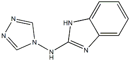 N-(1H-benzimidazol-2-yl)-N-(4H-1,2,4-triazol-4-yl)amine Struktur