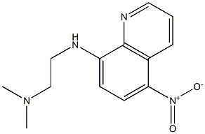 8-{[2-(dimethylamino)ethyl]amino}-5-nitroquinoline Struktur