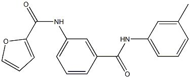 N-[3-(3-toluidinocarbonyl)phenyl]-2-furamide Struktur