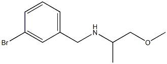 N-(3-bromobenzyl)-N-(2-methoxy-1-methylethyl)amine Struktur