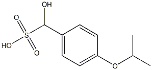 hydroxy(4-isopropoxyphenyl)methanesulfonate Struktur