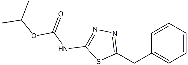 isopropyl 5-benzyl-1,3,4-thiadiazol-2-ylcarbamate Struktur