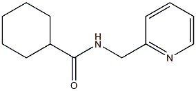 N-(2-pyridinylmethyl)cyclohexanecarboxamide Struktur