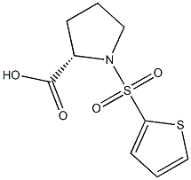 1-(thien-2-ylsulfonyl)proline Struktur