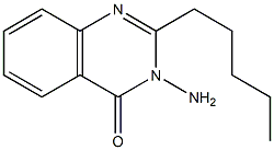 3-amino-2-pentyl-4(3H)-quinazolinone Struktur