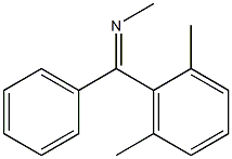 N-[(2,6-dimethylphenyl)(phenyl)methylene]-N-methylamine Struktur