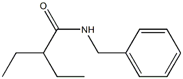 N-benzyl-2-ethylbutanamide Struktur