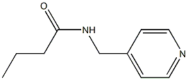 N-(4-pyridinylmethyl)butanamide Struktur