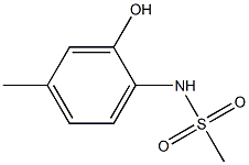 N-(2-hydroxy-4-methylphenyl)methanesulfonamide Struktur